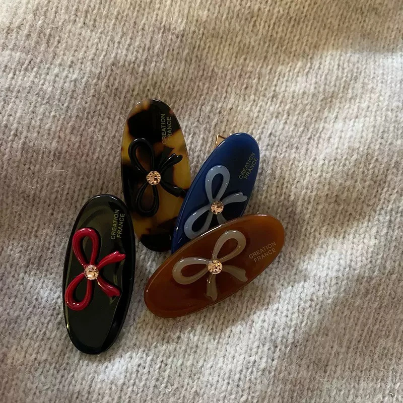 韩国南大门/金标蝴蝶结发卡/非衬衫