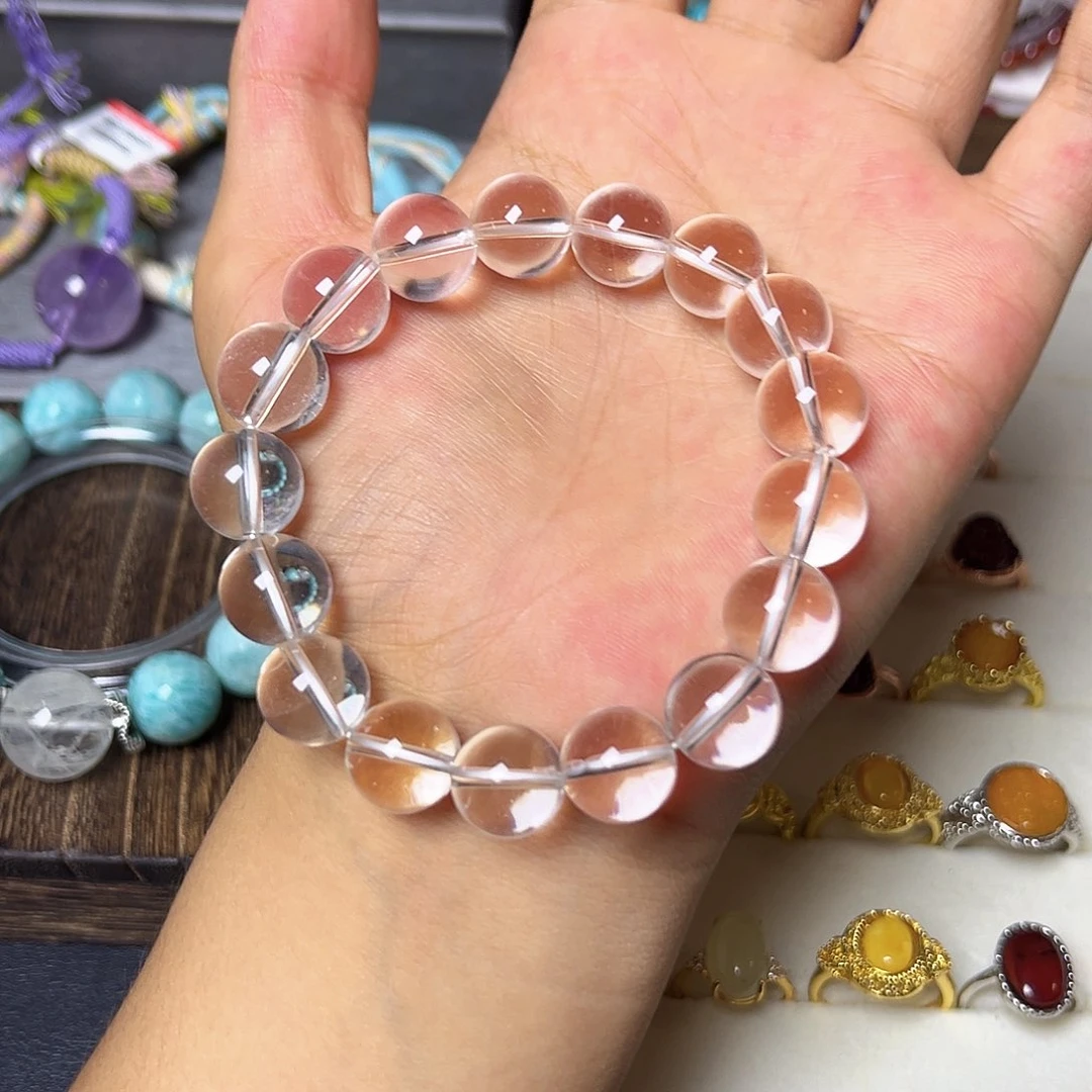 水晶手链未镶嵌双A白水