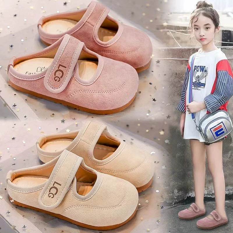 儿童2025夏季新款软底防滑半包拖鞋一脚蹬勃肯鞋韩版935