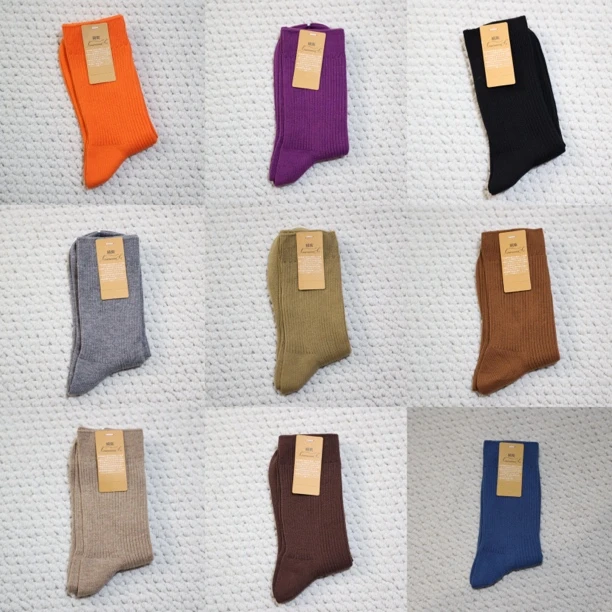 老白家【日单精品棉袜】条纹进口棉