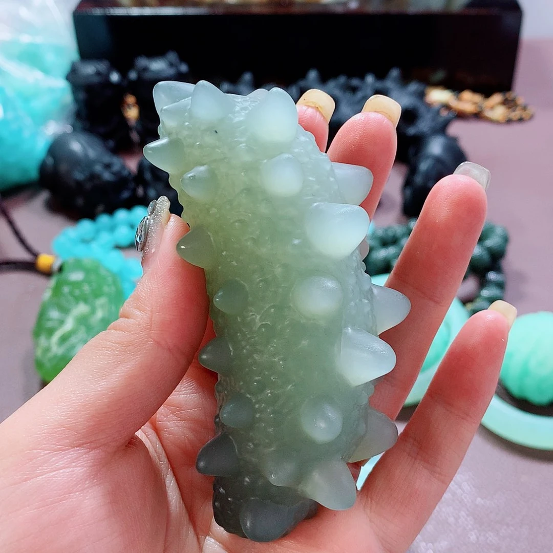 蛇纹石玉未镶嵌挂件