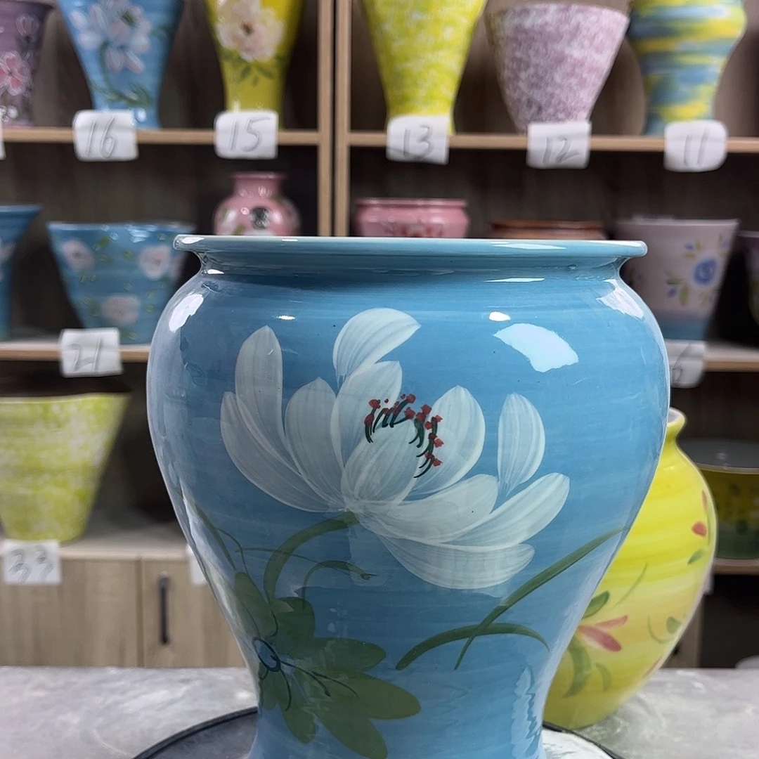 景德镇陶瓷花盆花盆