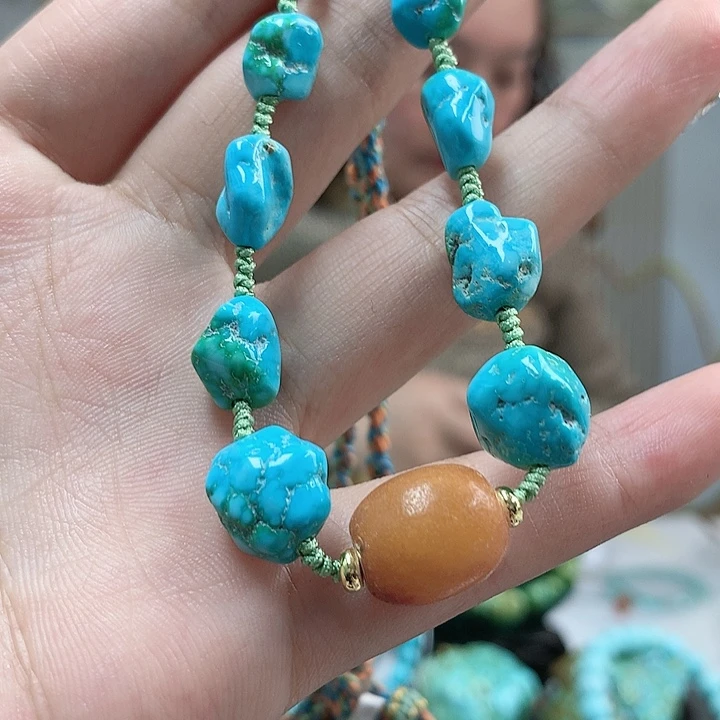 绿松石珠宝奇石未镶嵌