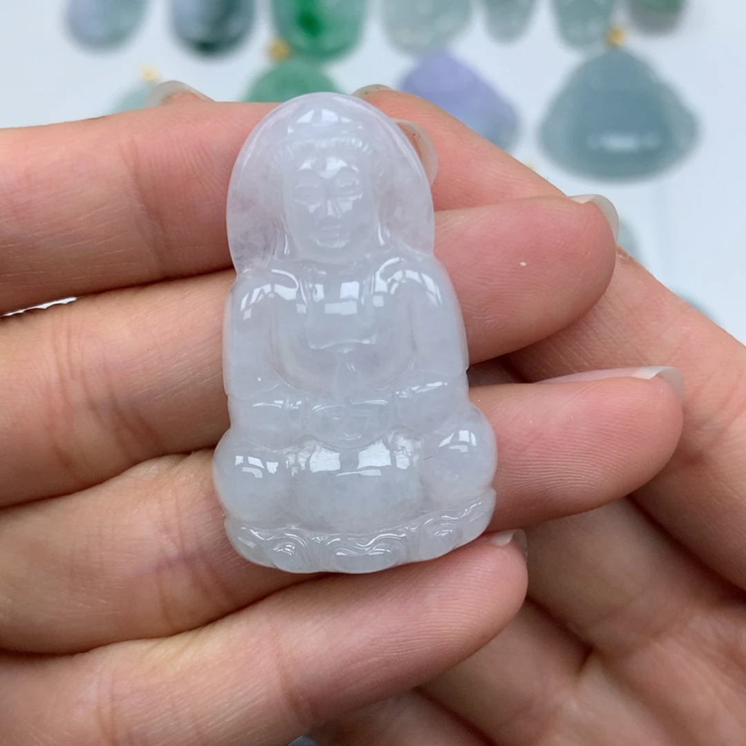 翡翠未镶嵌颈饰天然