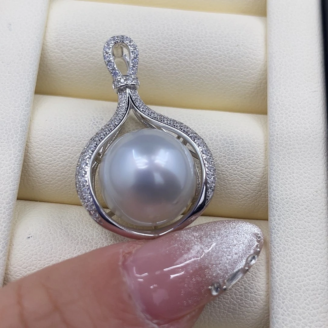 手绳海水珍珠银S925镶嵌