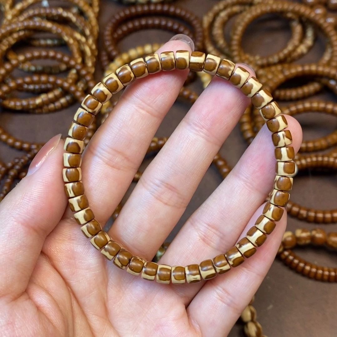 紫金鼠手串实心鼠直切西瓜纹卡46