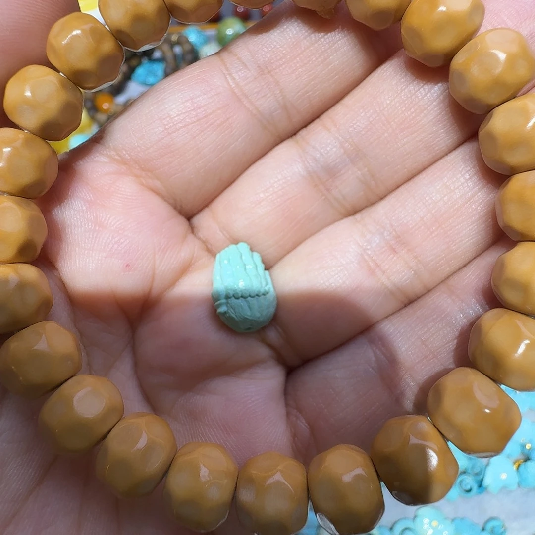 ❥***ఇ猴头核桃手串配饰