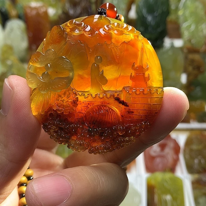 蛇纹石玉未镶嵌珠宝半成品