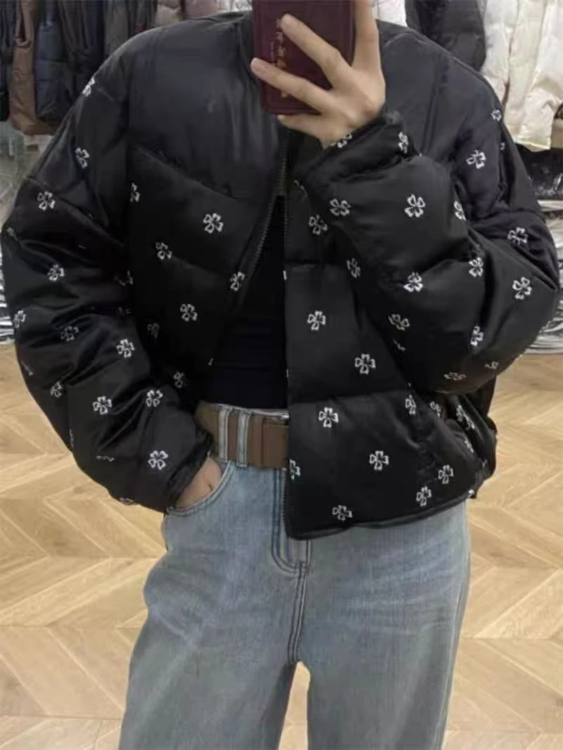 【锦衣服饰】248 F 71刺绣花朵羽绒外套