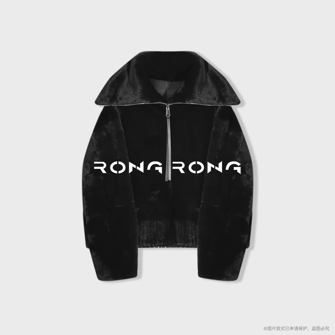 溶溶【高奢限定系列】RONGRONG 西班牙进口超薄羊毛皮皮草DSF19008