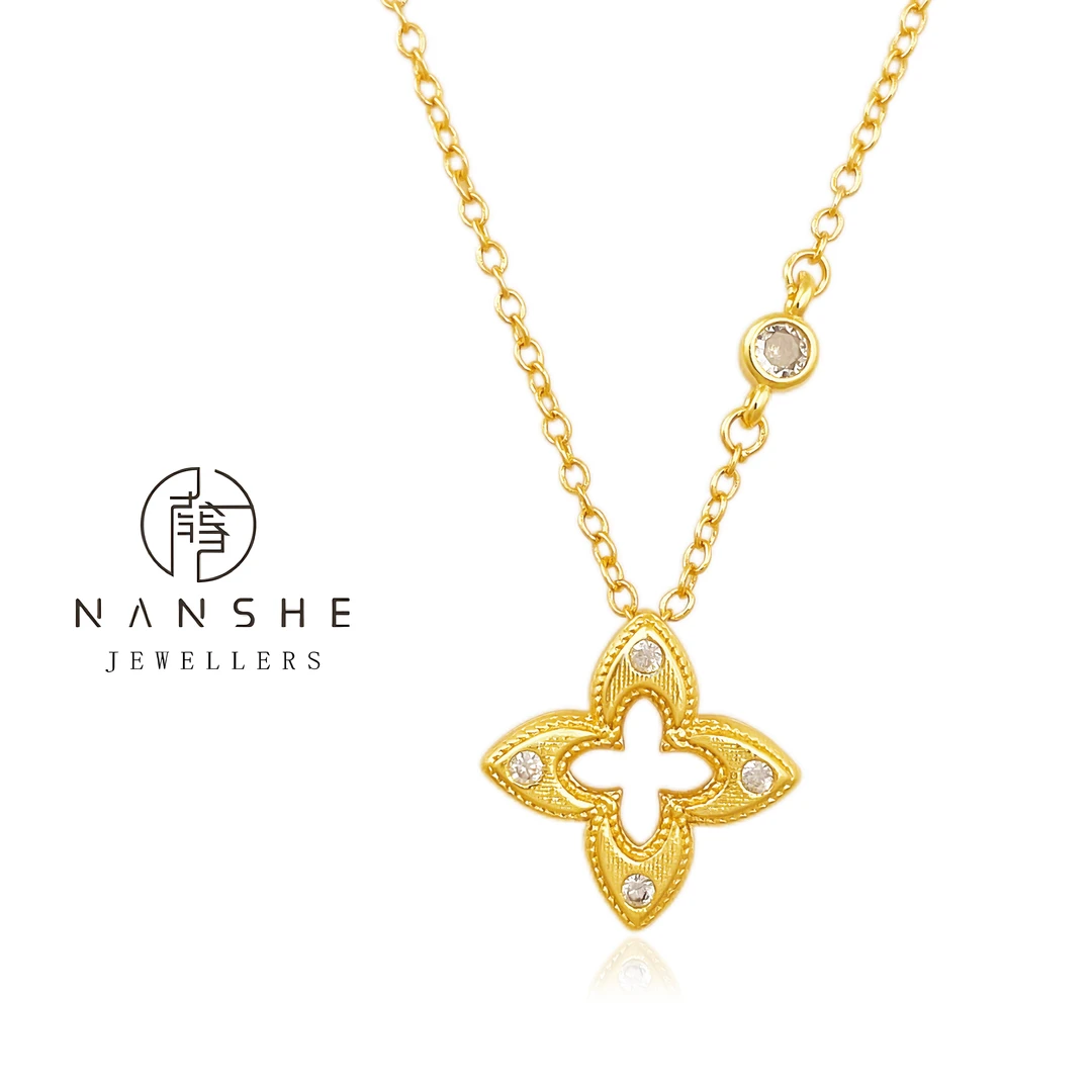 NANSHE/南奢 金花时尚项链百搭轻奢 L870