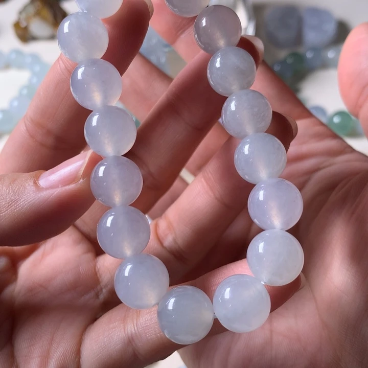 翡翠未镶嵌手串天然翡翠手11.5