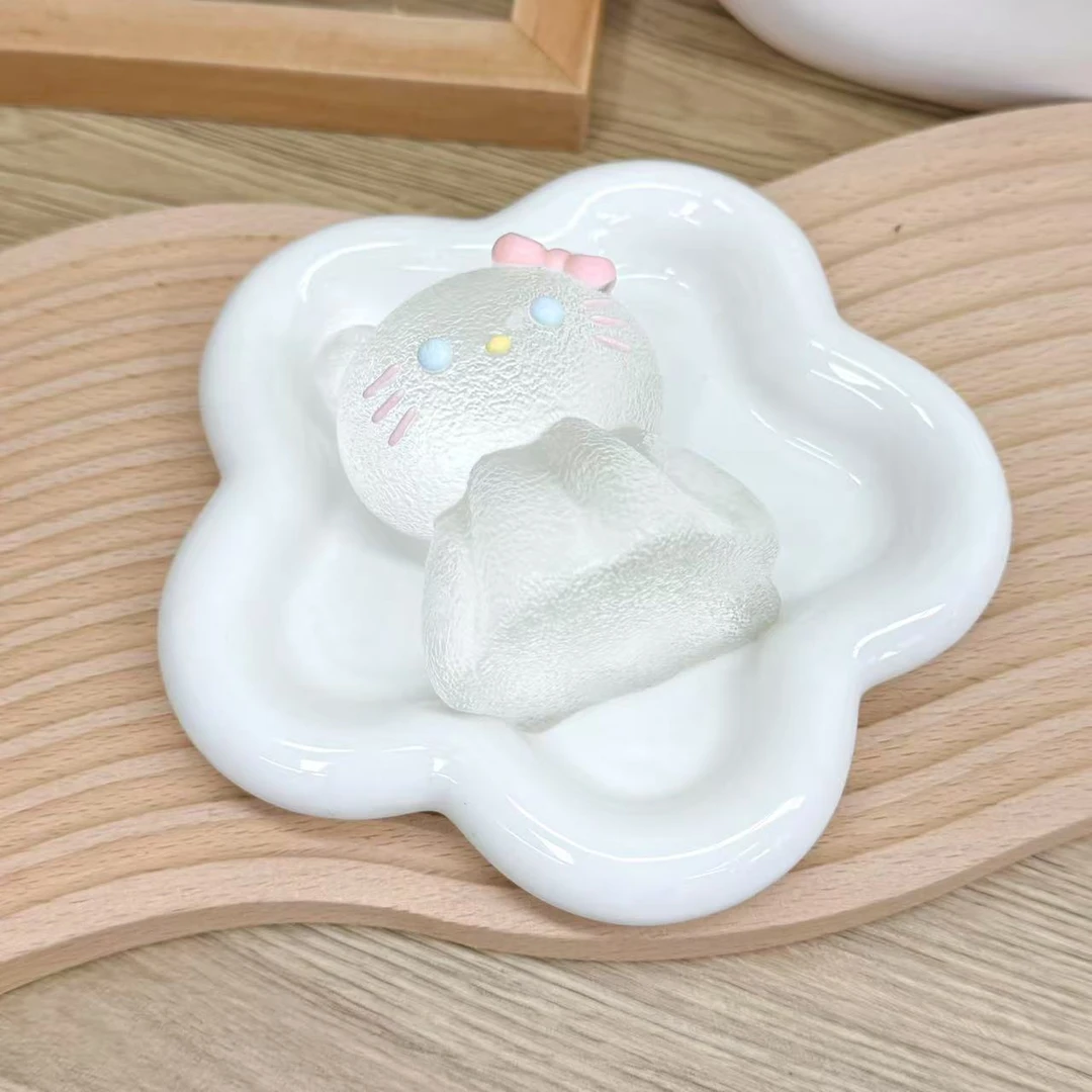 【透明果冻KT晴天娃娃】硅胶捏捏乐解压玩具