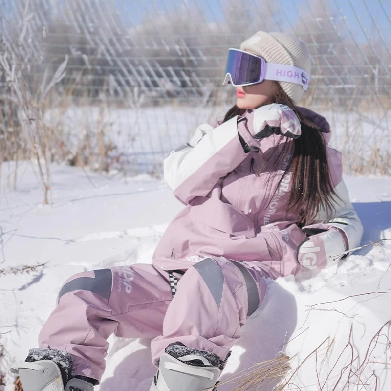 【五折清】大佬同款男女同款防水保暖单双板滑雪服套装13121+13118