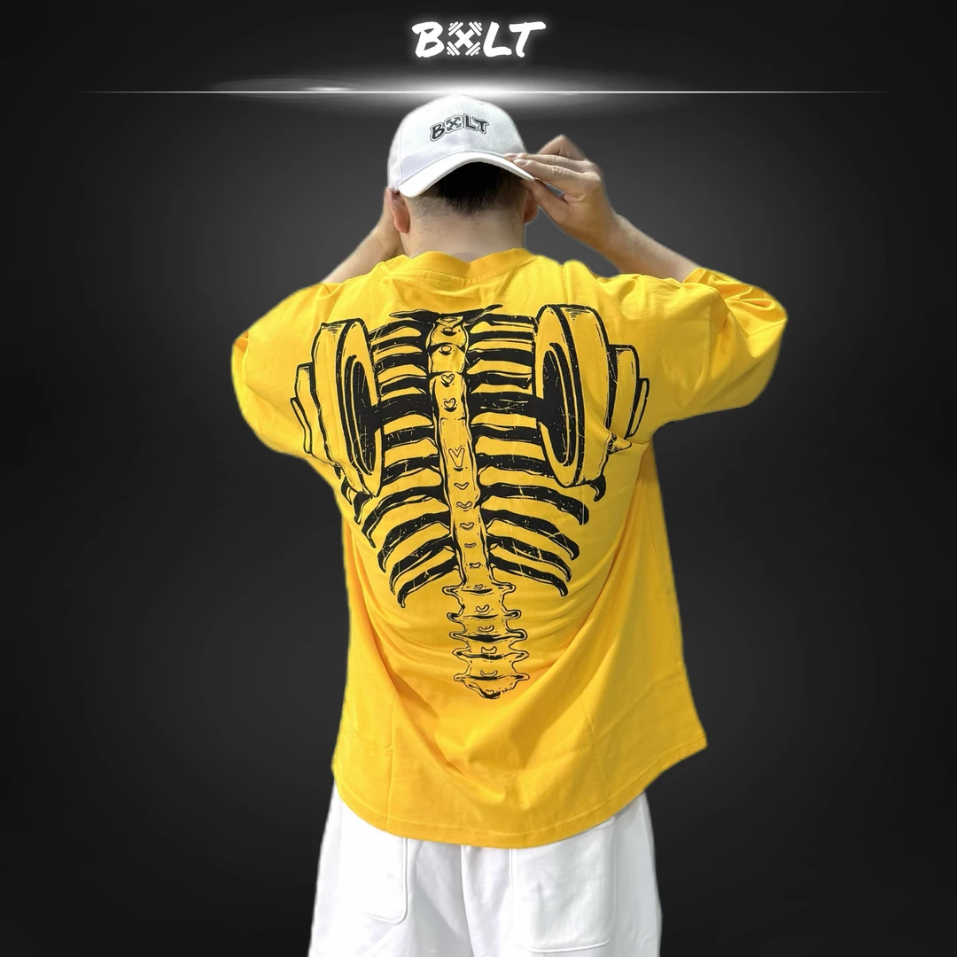 BXLT【杠铃肩胛骨】原创经典潮流健身训练休闲半袖T恤