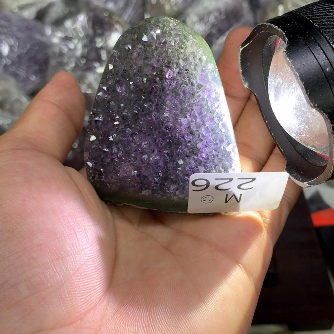 紫晶摆件未镶嵌水晶