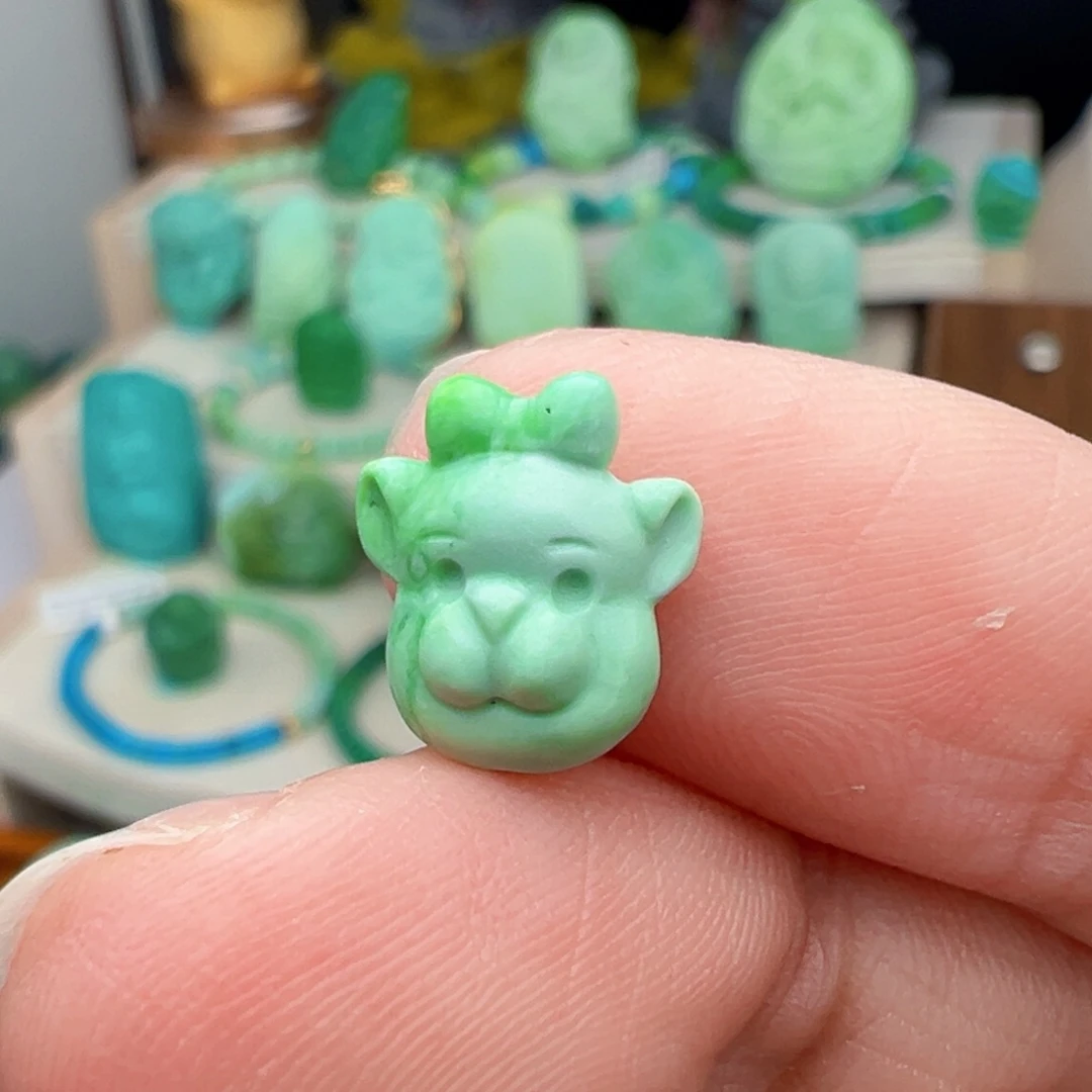 绿松石未镶嵌主播万珍