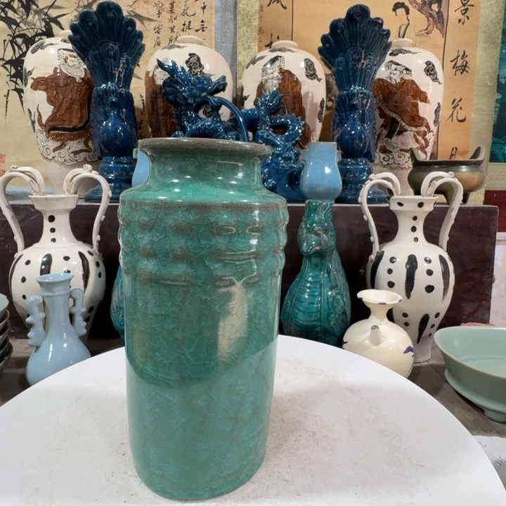 瓷片手工制作陶瓷摆件