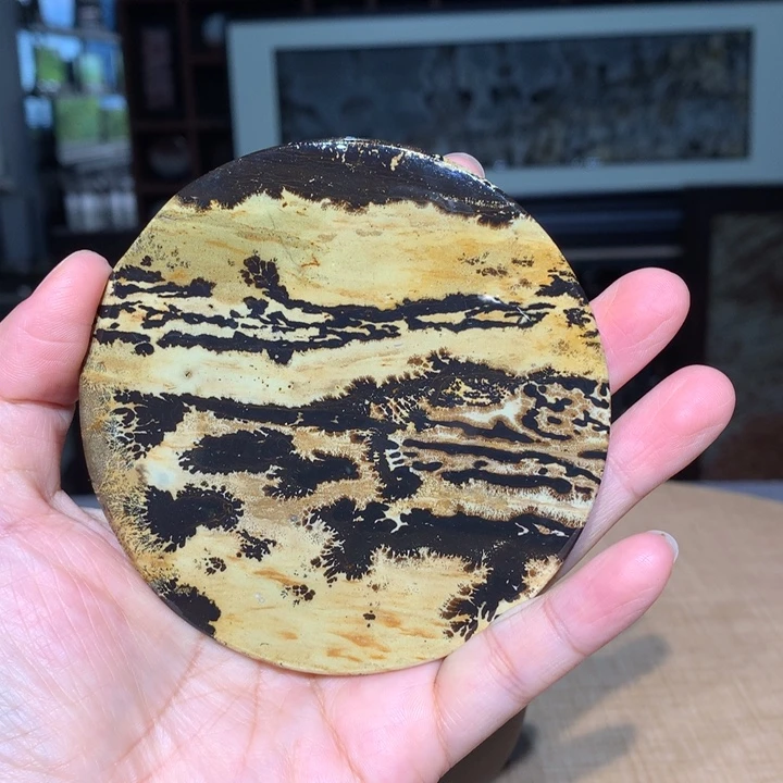 广西国画石摆件，观赏收藏