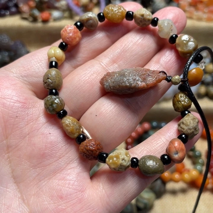 玛瑙/玉髓未镶嵌手链