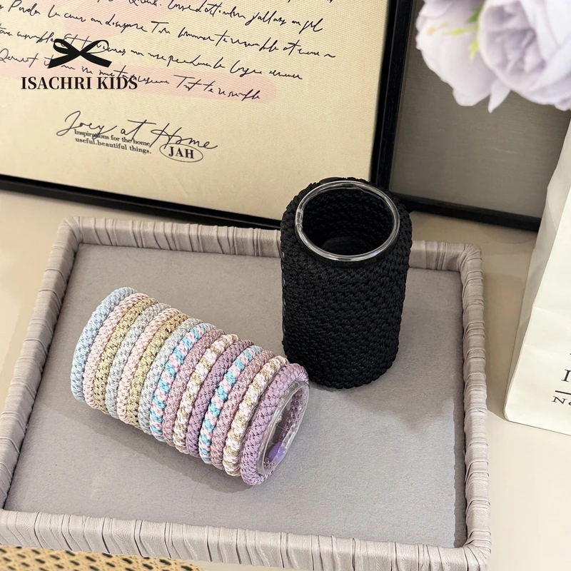 晶晶福利【现发】发绳组合！韩系彩色编织发圈女宝儿童INS风 PS071