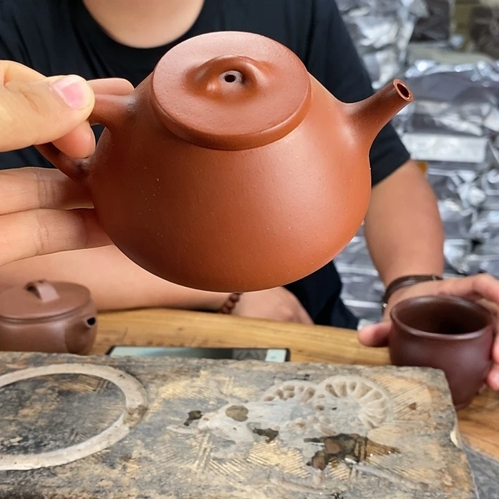 茶壶紫砂朱泥石瓢170左右的容量