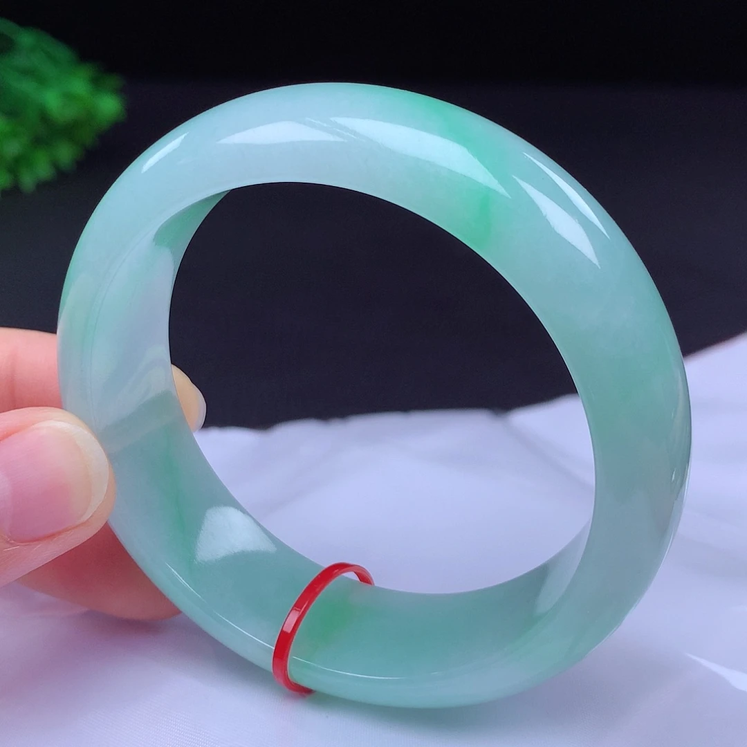 翡翠未镶嵌手镯58圈口688016