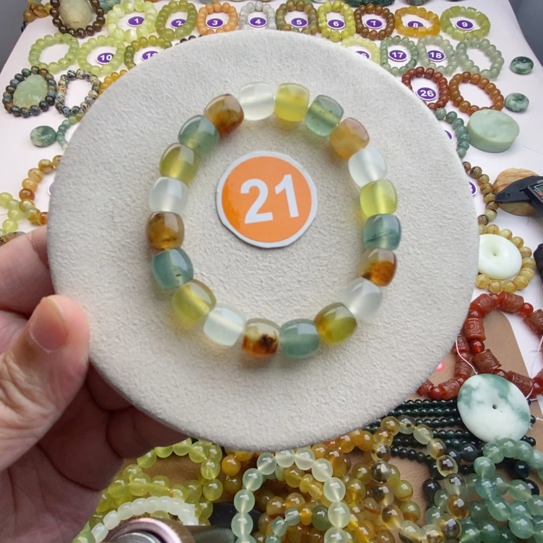 蛇纹石玉未镶嵌手串