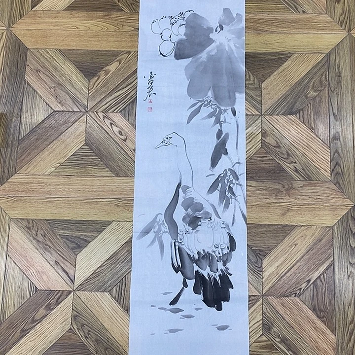 写意作品图100*25大小