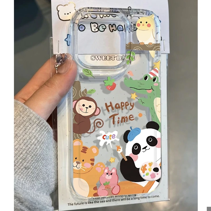 WildFire缤纷动物适用iPhone16苹果14promax手机壳13太空壳15软xr