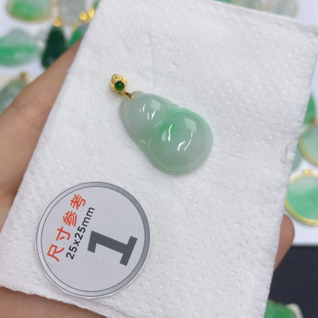 翡翠未镶嵌项链翡翠