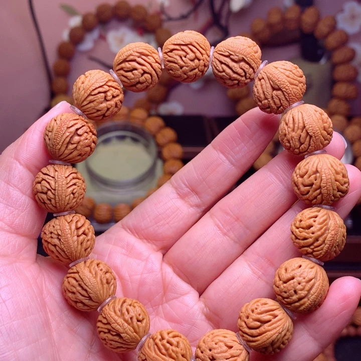 桃核手串用****1龙纹桃核