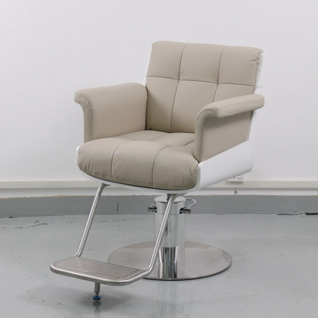 新款高档理发店椅子发廊专用美发店椅子网红沙龙理发椅出口剪发凳