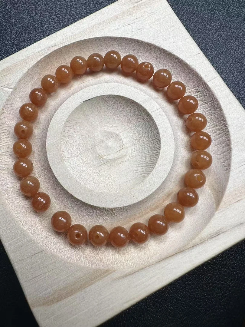 缅料A货卡6mm咖啡黄 单珠（多样性发货）