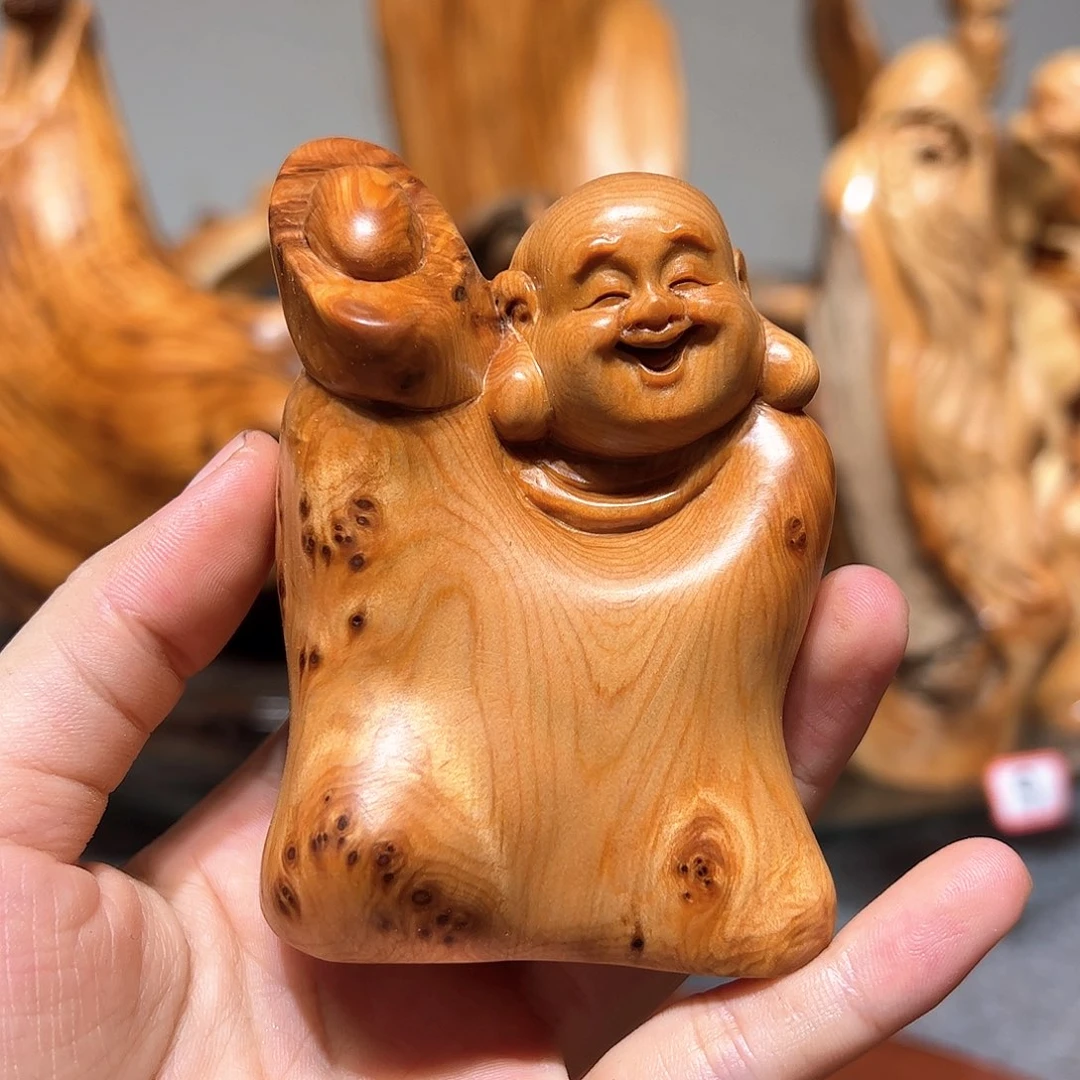 柏木崖柏木手把件摆件