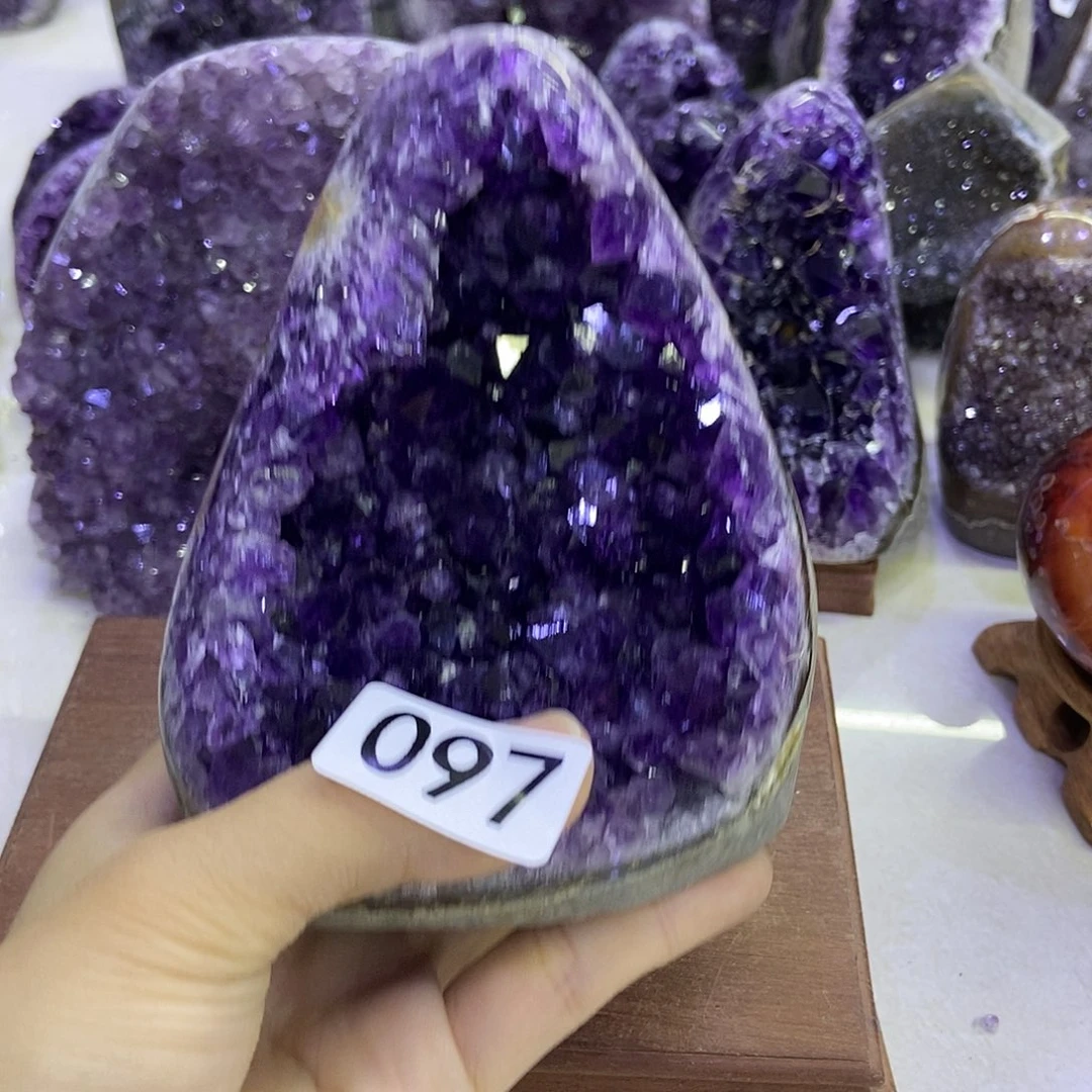 风***子未镶嵌紫晶大型摆件（非配饰）