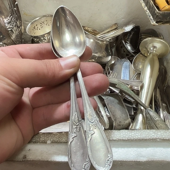 金***兔贵金属欧洲中古勺子勺子勺子