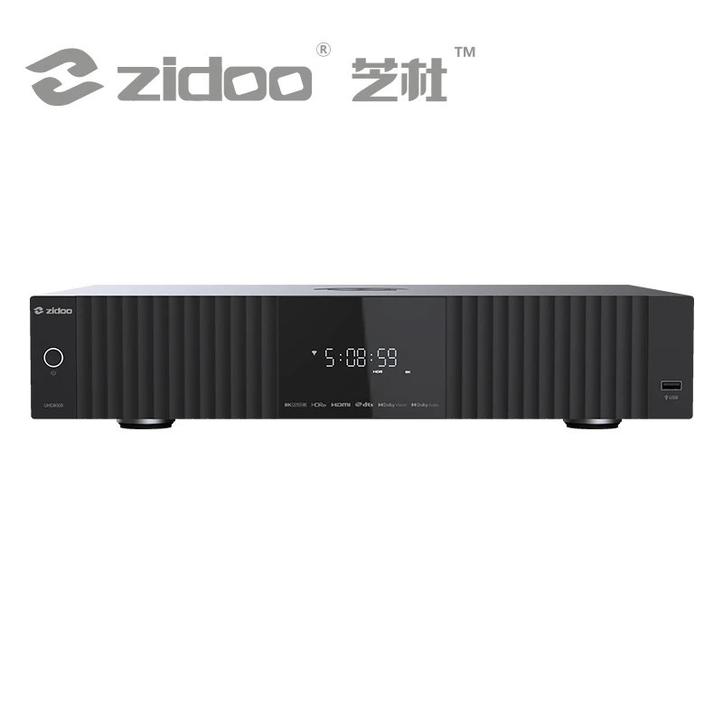 芝杜ZIDOO UHD8000硬盘播放器8KHDR高清蓝光杜比视界HIFI播放器