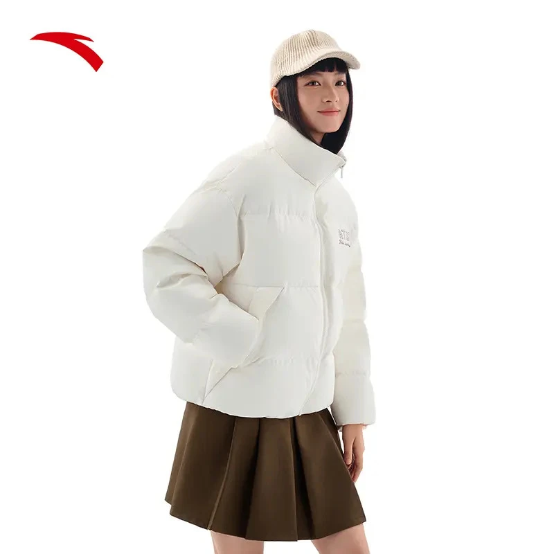 【双11好物】安踏面包羽绒 | 无氟防泼水短羽绒服女立领面包服外套