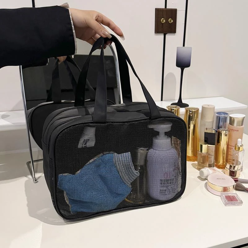 化妆包女手提旅行大容量随身高端洗漱袋便携式防水干湿分离洗漱包