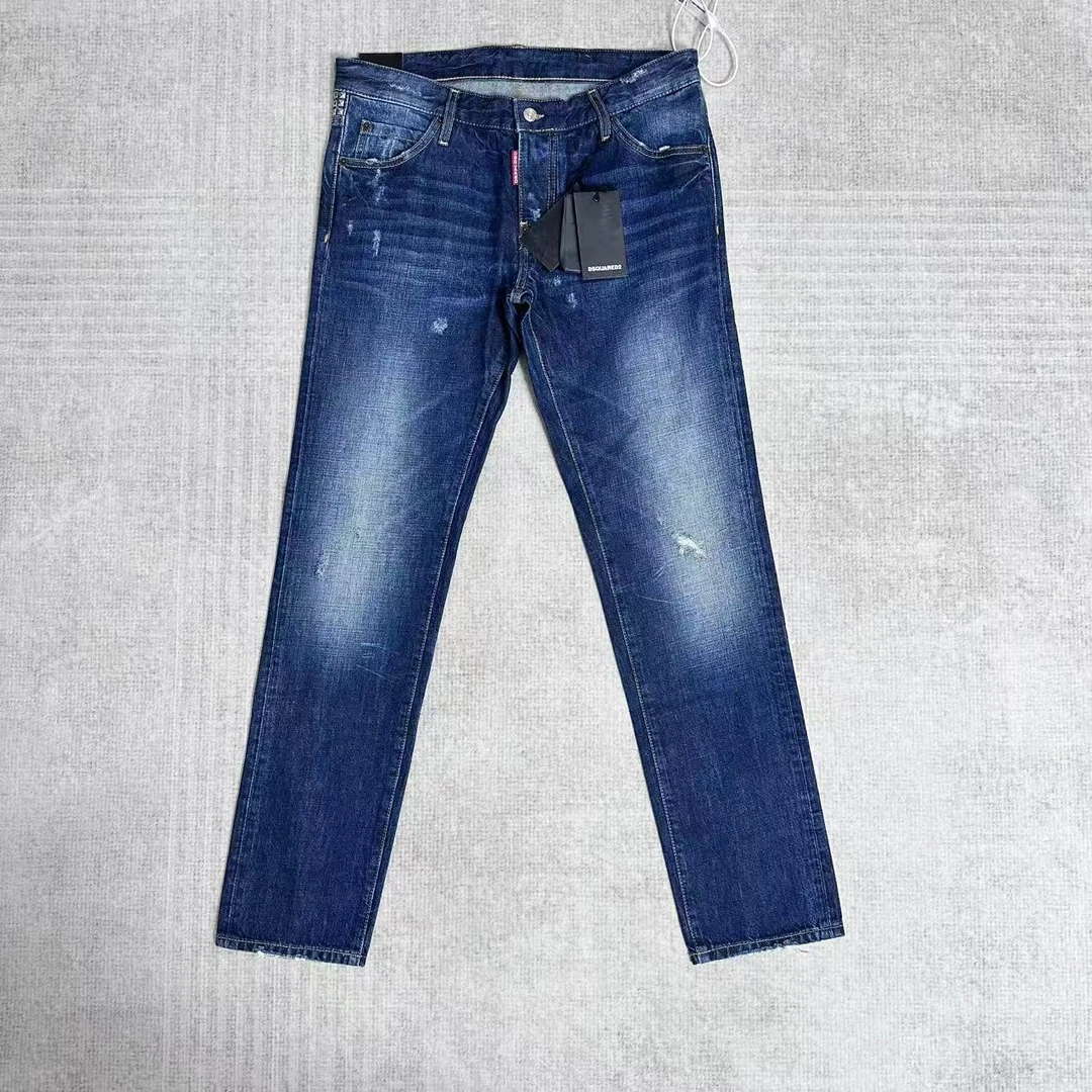 全新未使用 maje D2/第二次方后兜铆钉牛仔裤/46码007