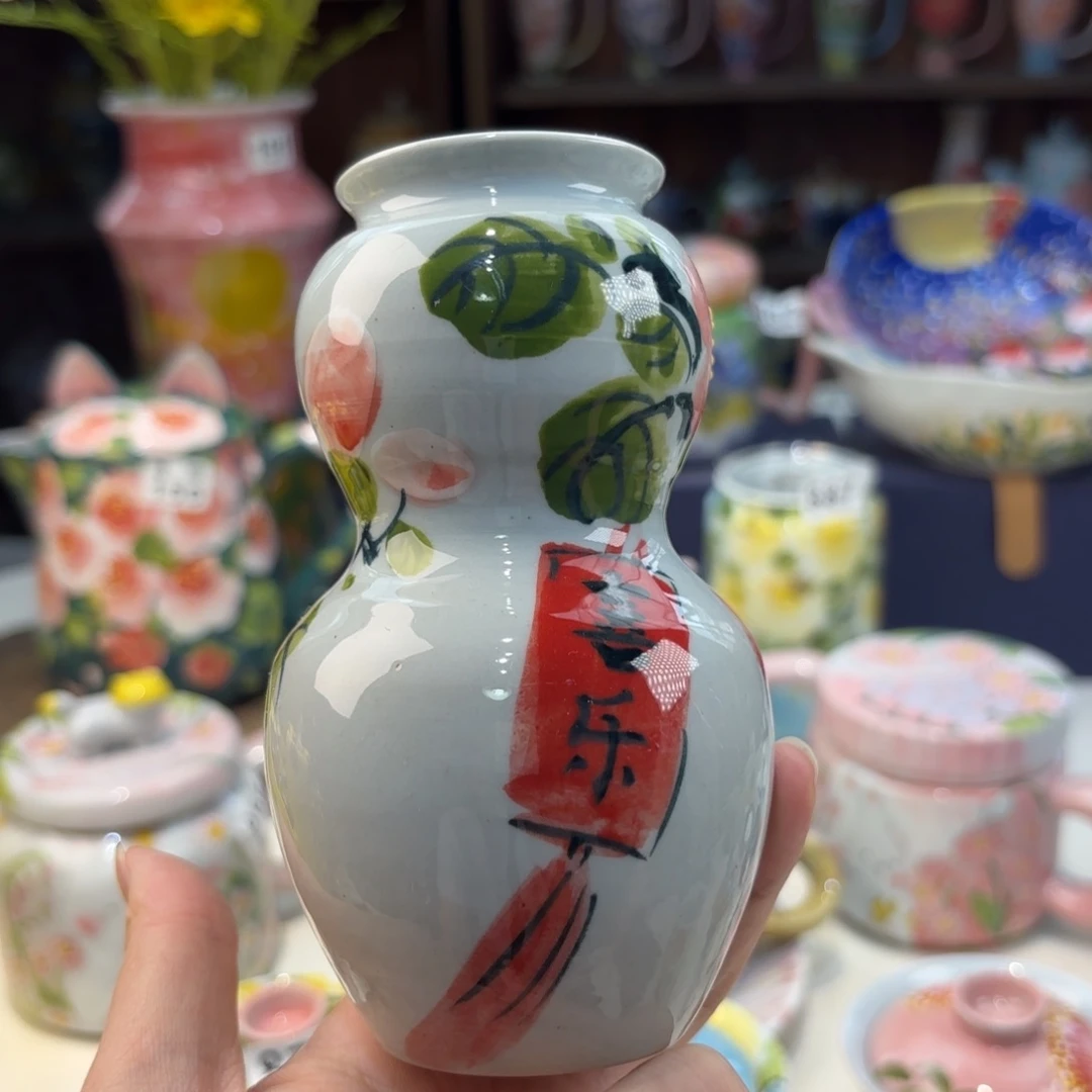 瓷片景德镇手绘高温釉下彩陶瓷茶具
