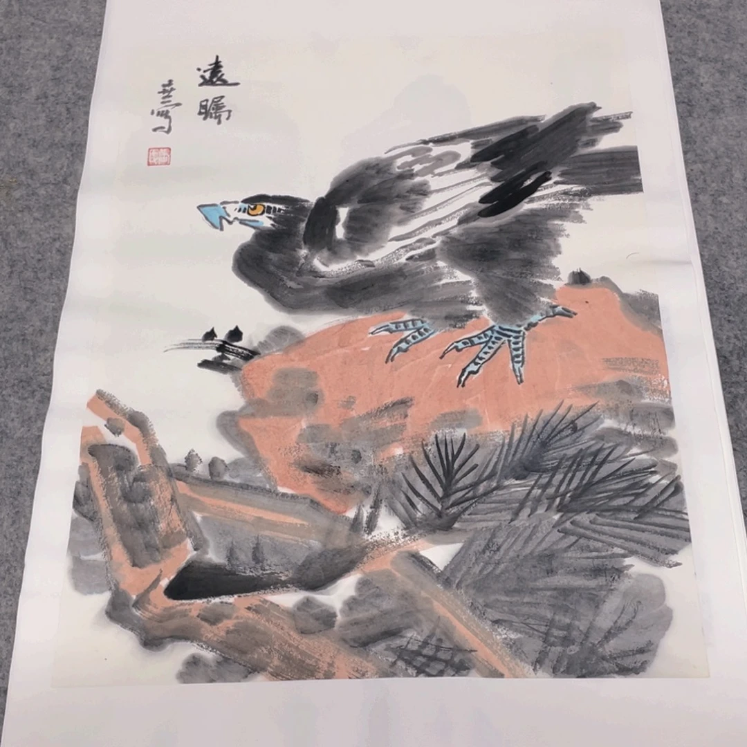 国画1.4平尺纯手绘国画作品
