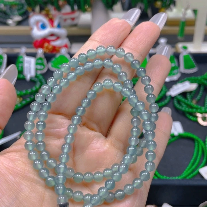 翡翠未镶嵌颈饰项链5