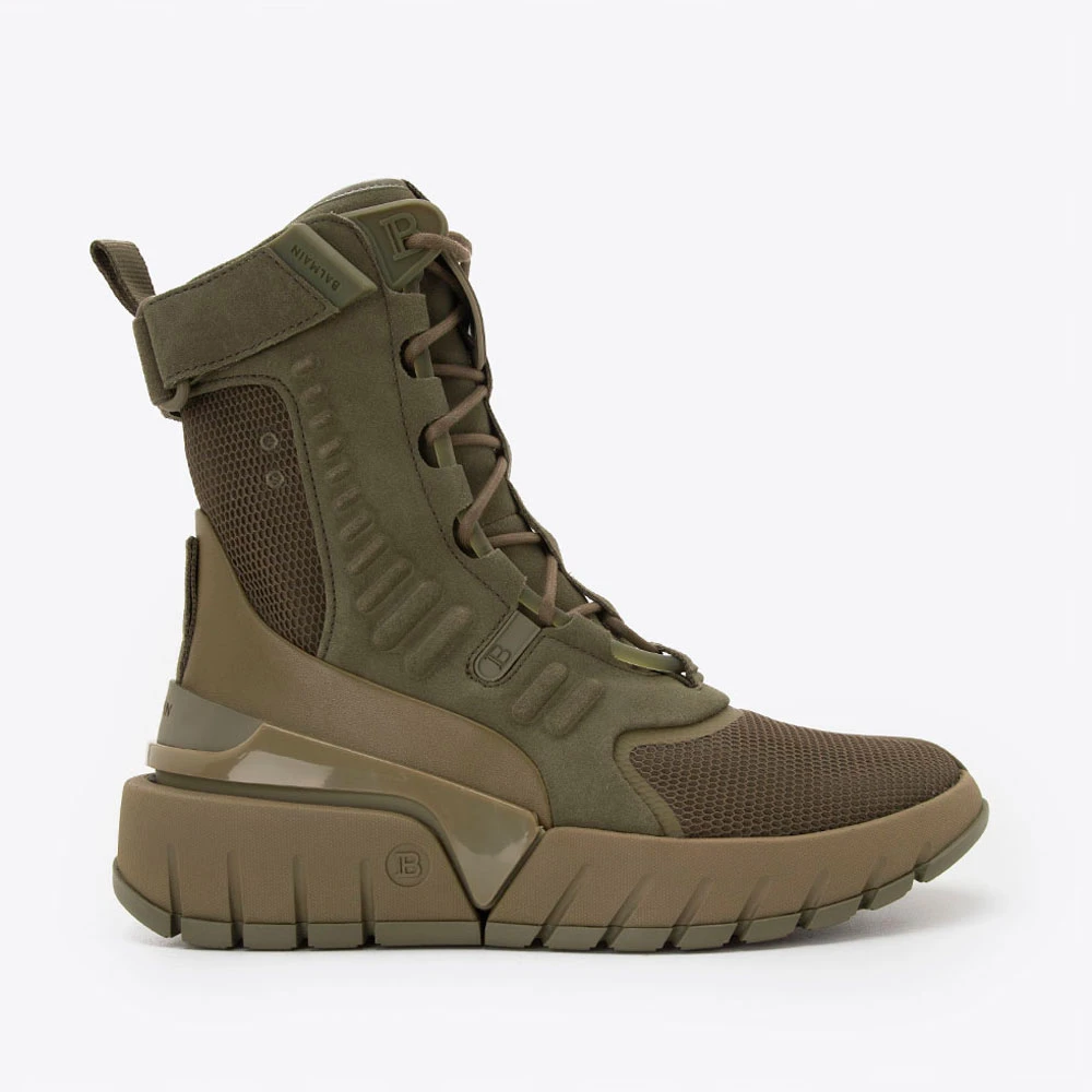 BALMAIN巴尔曼圆头男鞋运动休闲高帮鞋VM0VG231LSLM7UA