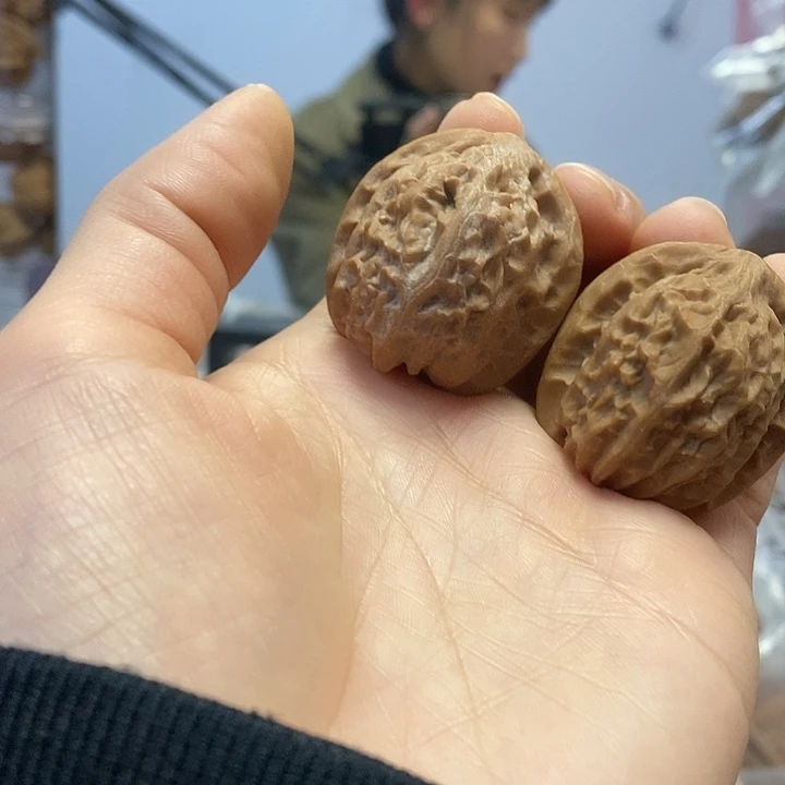 把件文玩核桃35.5平谷大枣蜡皮油