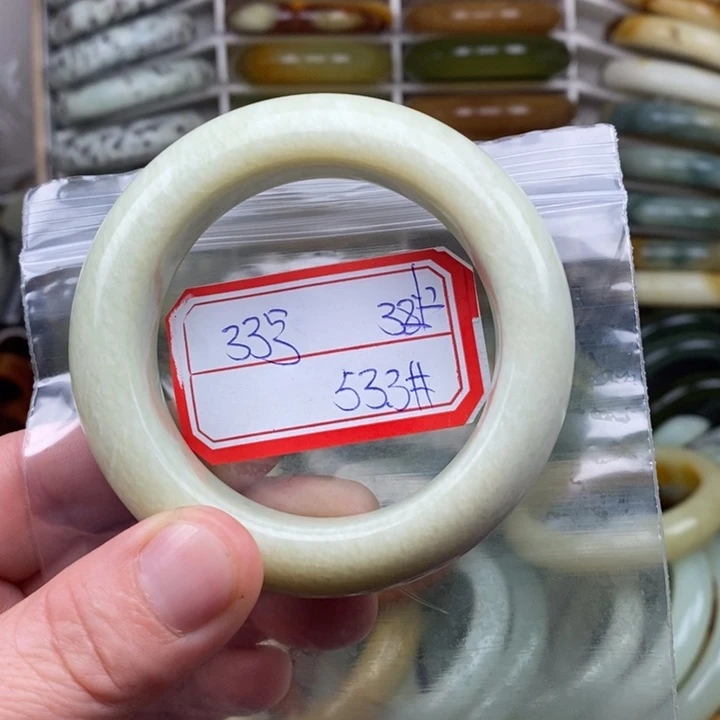 未镶嵌蛇纹石玉手绳