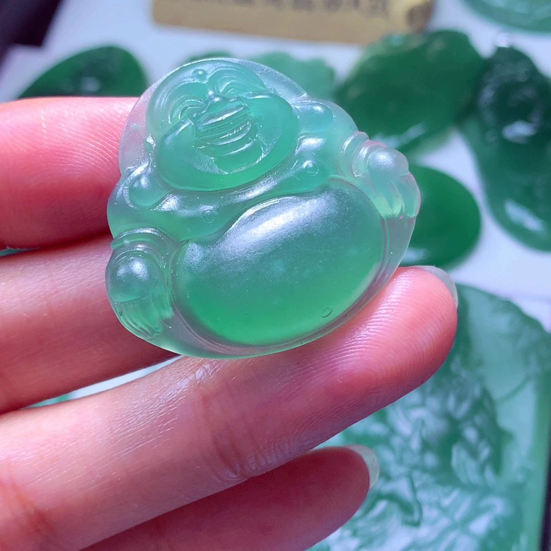 极***瓜定制翡翠未镶嵌天然