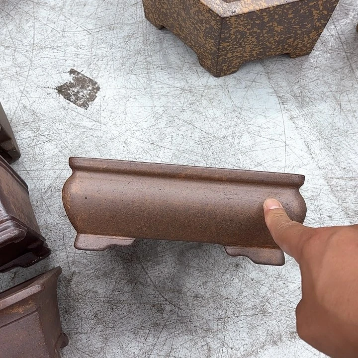 紫砂花盆紫砂的颜色很好看