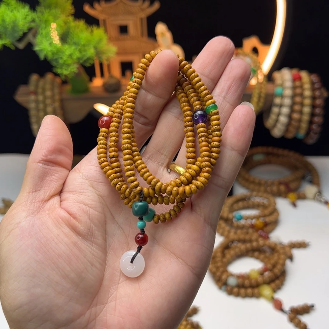 吊坠星月菩提星月菩提小米珠5×3